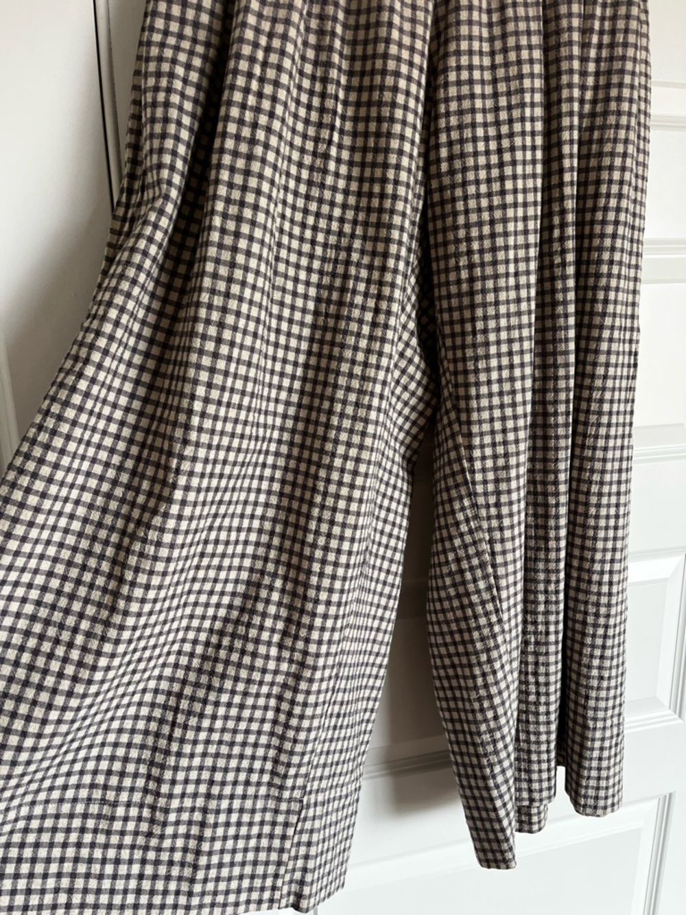 Avy & Co. Yollie Linen Gingham Pant- Wisteria - Picture 7 of 10